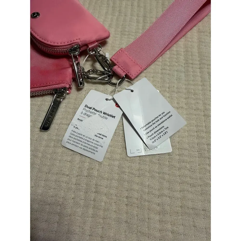 Tie Dye Pink Dual Pouch Lululemon NWT